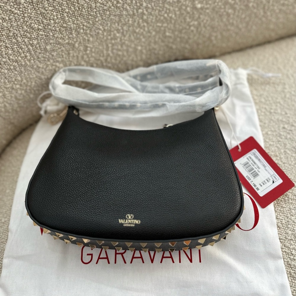 Leather hobo bag
